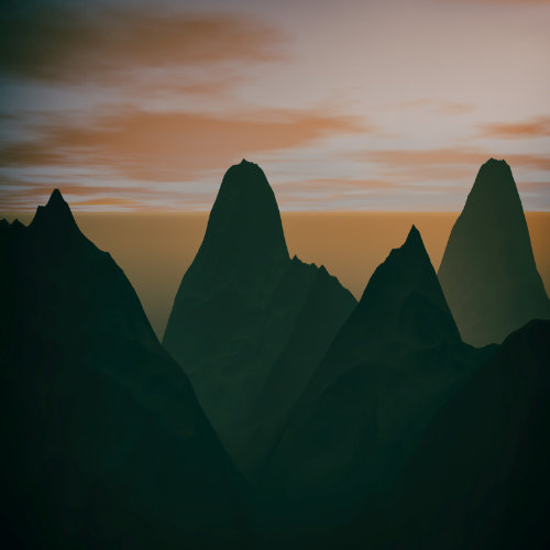 Abstract Mountains | CInema 4D render