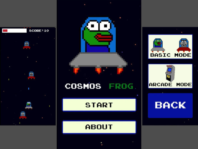 Hra - Cosmos Frog